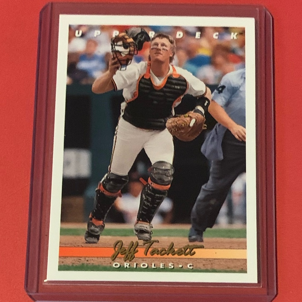 Jeff Tackett #517 1993 Upper Deck Baseball Trading Card